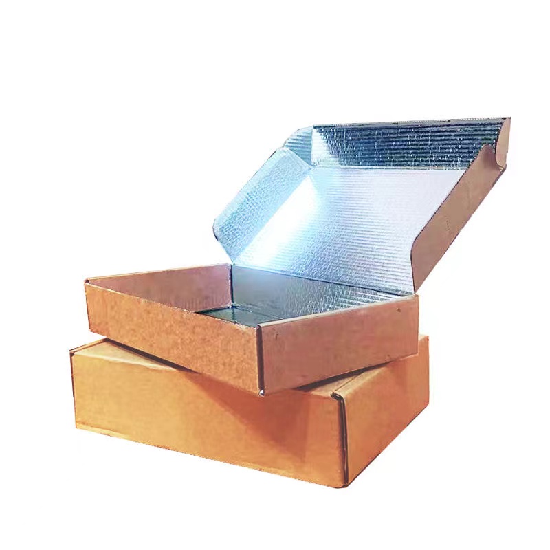 Cutomized Pizza box,fruit box, cold chain box waterproof aluminum foil paper box