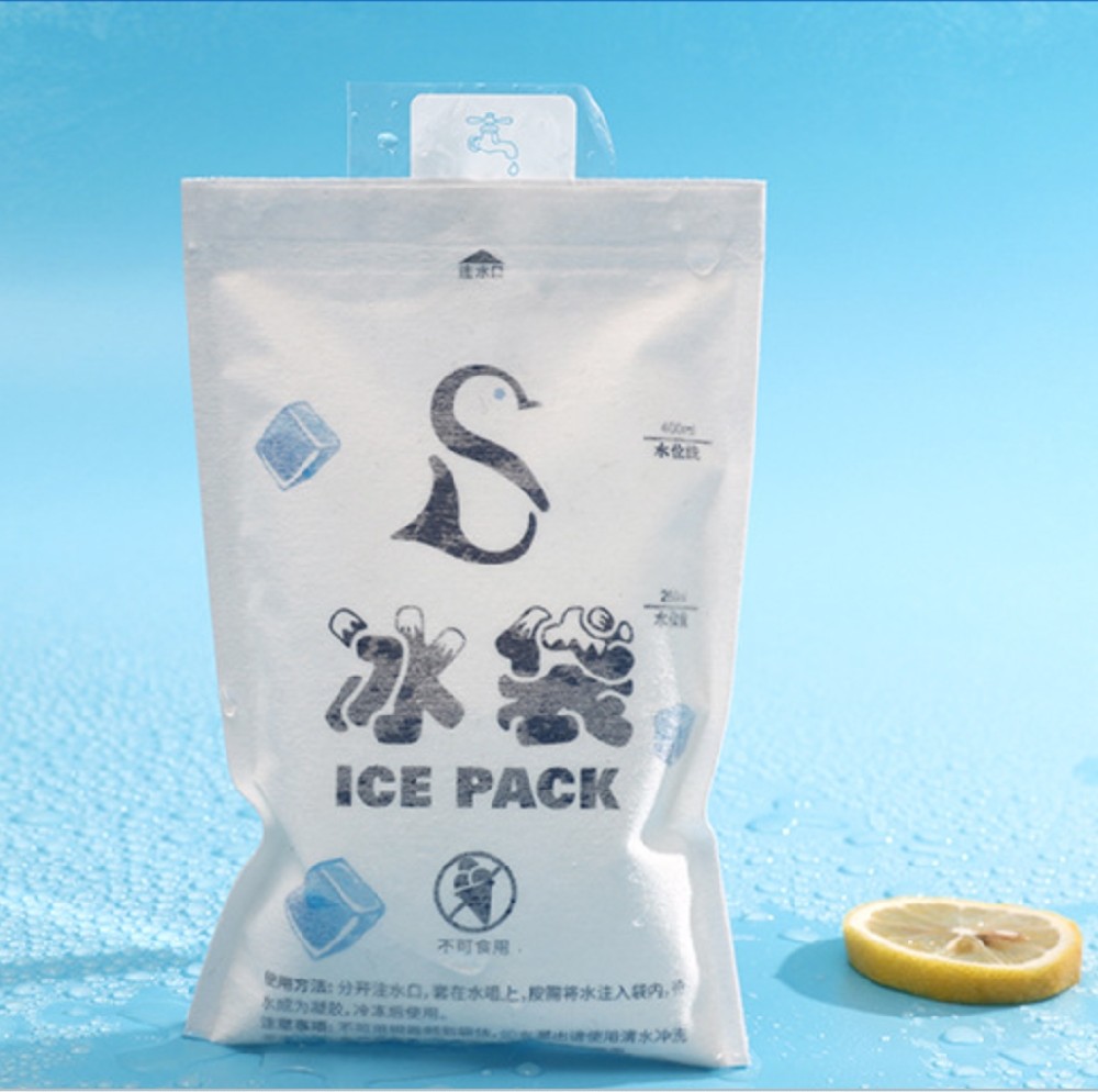 Non woven water filled ice pack, fresh fruit refrigerated express ice pack, repeatedly thickened non-woven water filled ice pack